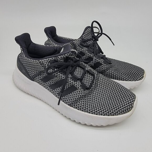 adidas Shoes - Adidas Sneakers Cloudfoam Shoe Womens Size 7 Grey & Black Athletic Running